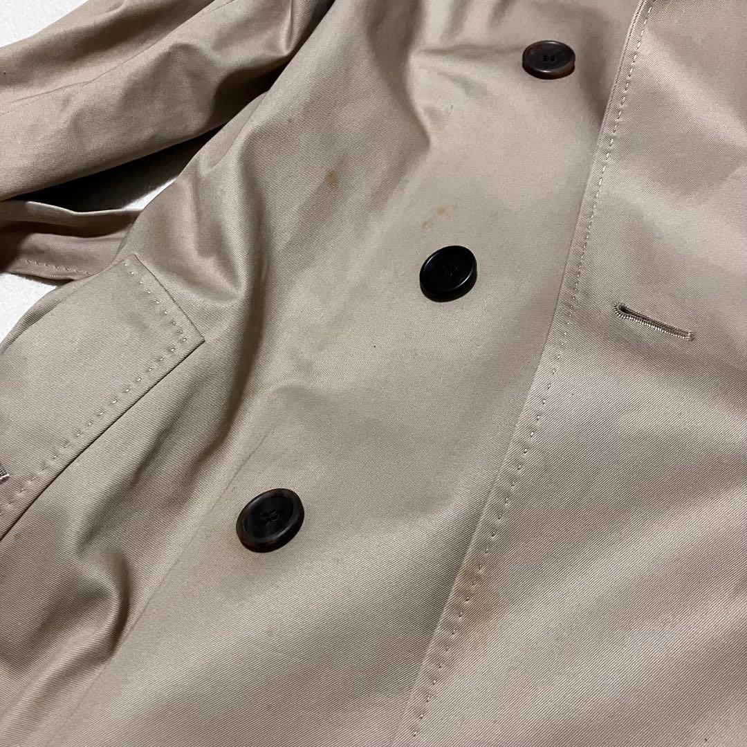 バーバリーロンドン ロングトレンチコート ノバチェック メガチェック ベージュ