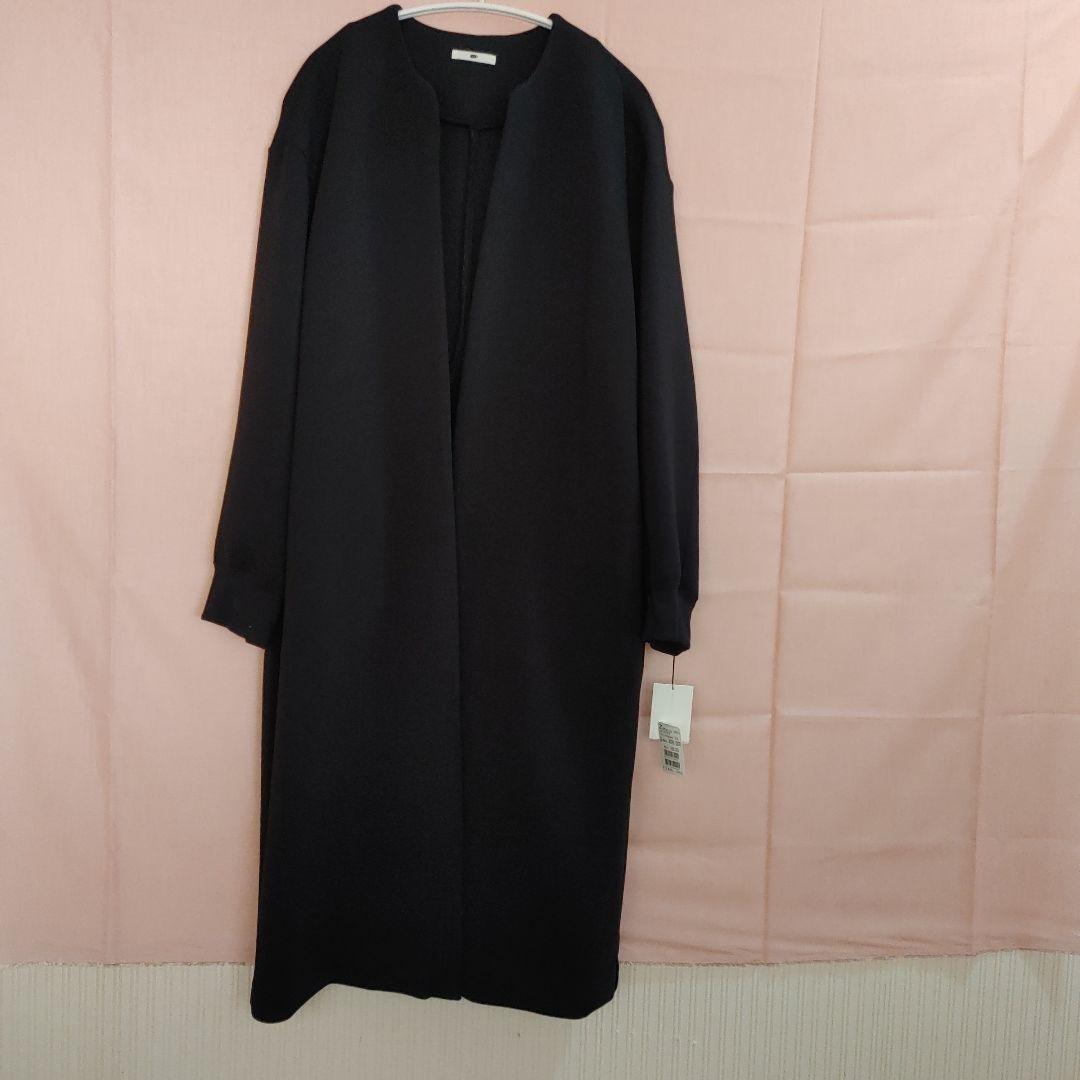 ヤマダヤ、新品未使用タグ付き 黒 ロングコート