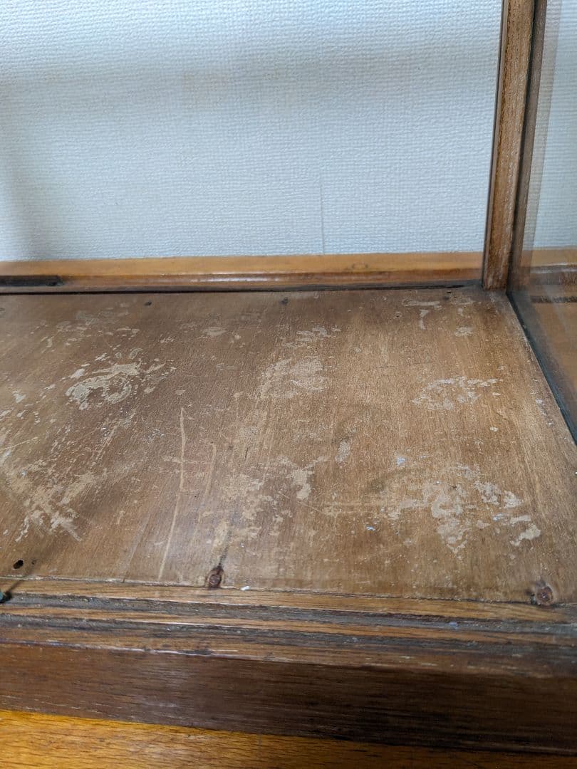 昭和レトロ　アンティーク　コレクションケース　ディスプレイケース　ガラスケース