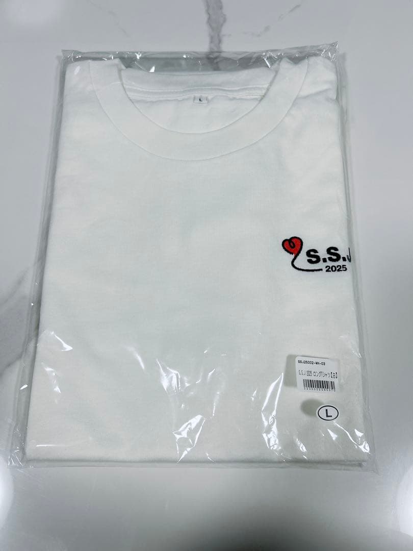 志尊淳 SSJ 2025 ロングTシャツ Lサイズ　ssj ロンT　白　tシャツ