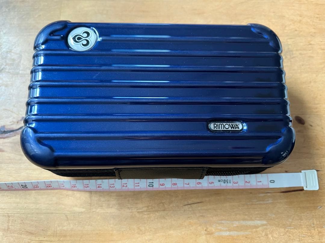 【絶品】RIMOWA ネイビー トラベルポーチ タイ国際航空