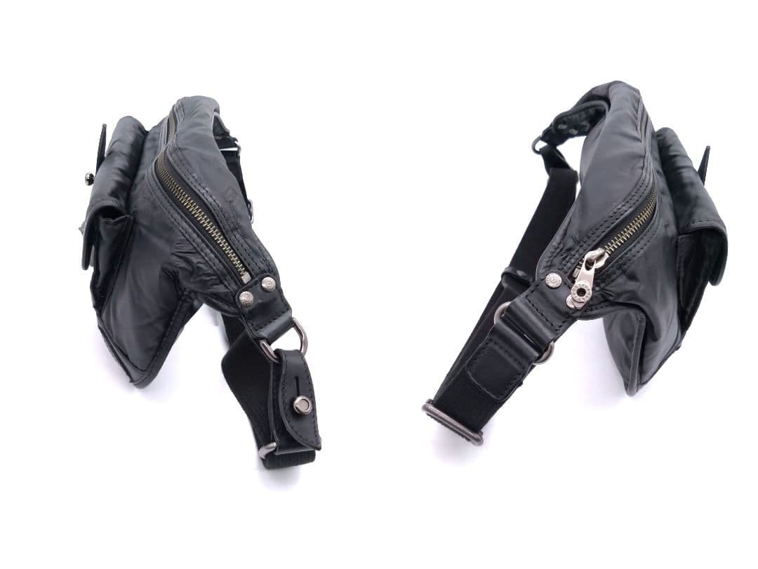 HUNTING WORLD 希少 ボディバッグ バチューサーパス レアモデル 黒