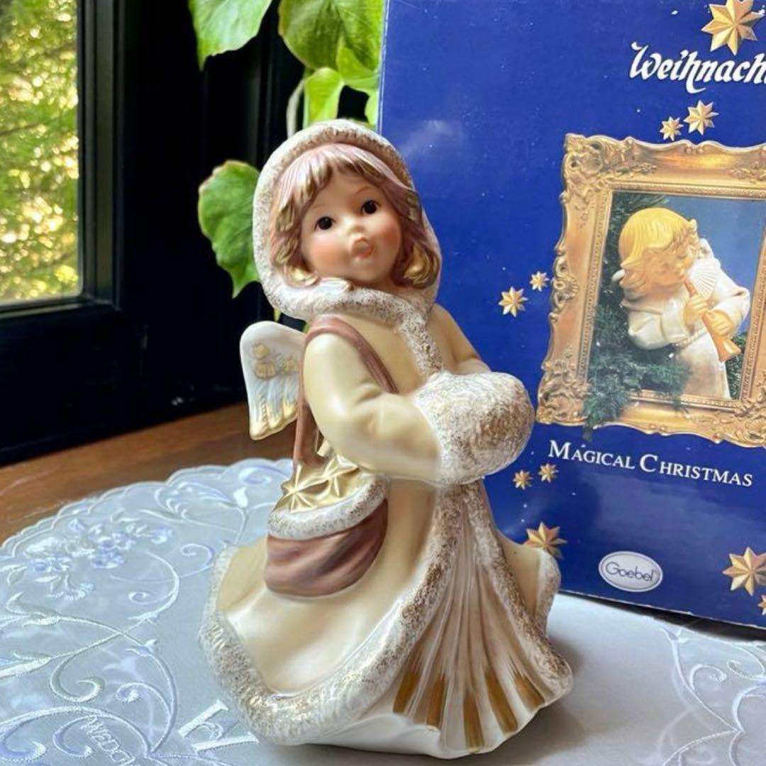 【おまとめ】フンメル人形【クリスマス・エンジェル】＆花の妖精プレート【柳の妖精】