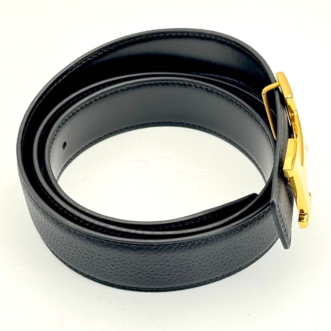 新品ベルト✨　エルメス　Hロゴ　コンスタンス　ベルト　ゴールド　グレインレザー