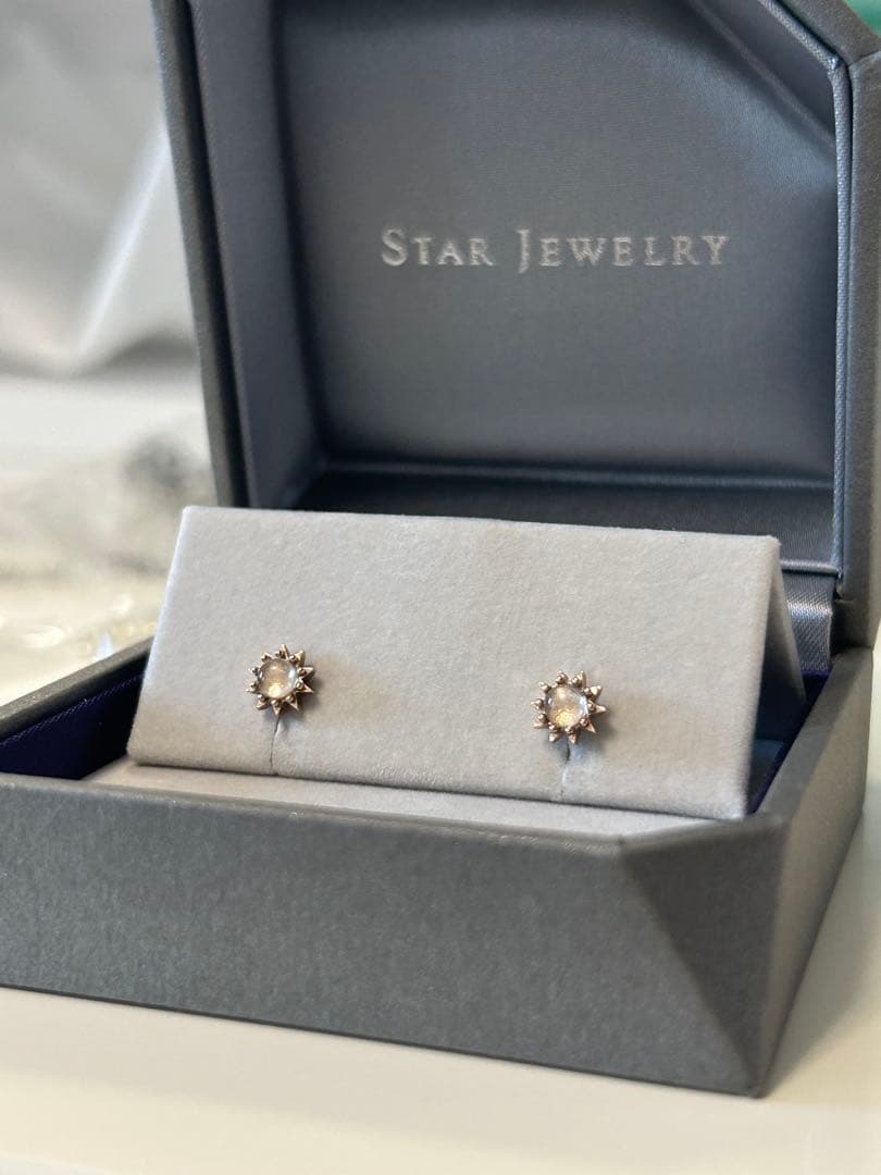 ピアス MOONSTONE SUNBURST