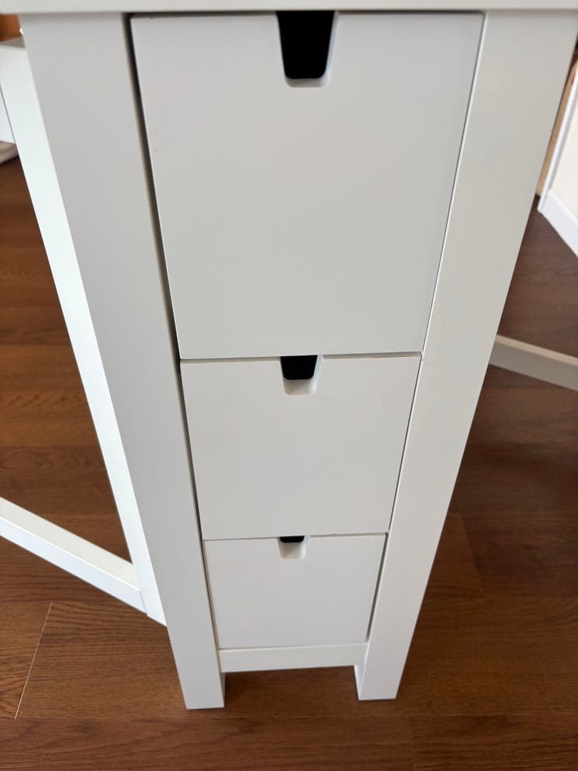 IKEA NORDEN ノールデン ゲートレッグテーブル ホワイト 折りたたみ