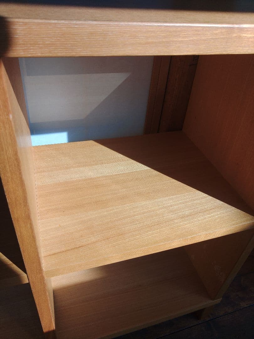 希少　無印良品　MUJI　タモ材　オープンシェルフ　無垢　ラック　棚　レア