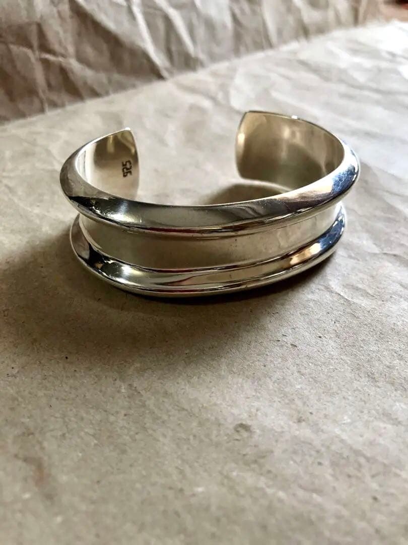 vintage old 925 リムバングル ブレスレット