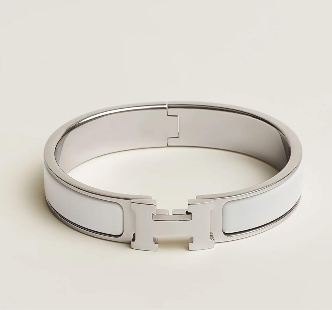 エルメス　エナメルブレスレット 《クリックH》