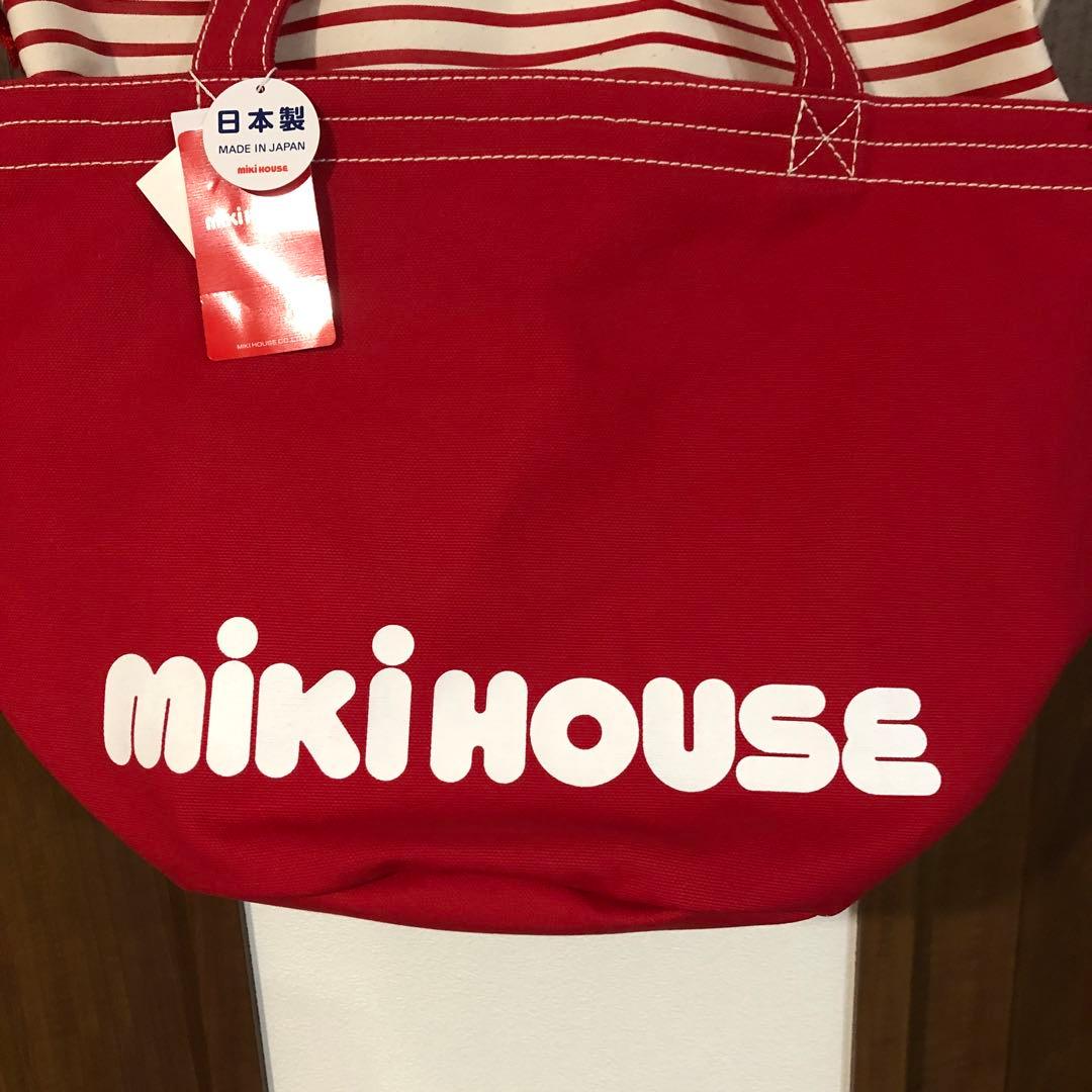 ミキハウス☆新品タグ付き☆赤ロゴ☆ 日本製☆Bスタンプ☆