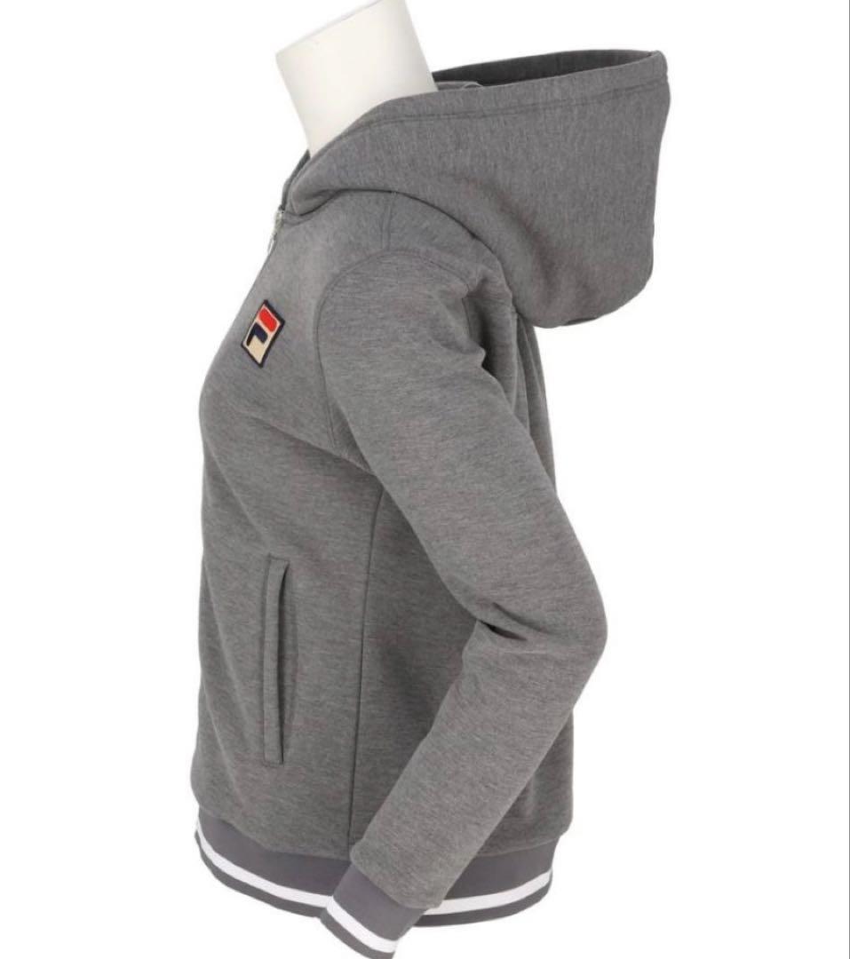 FILA♡【新品タグ付き】 2024FWストレッチ裏起毛のフーディパーカーＬ
