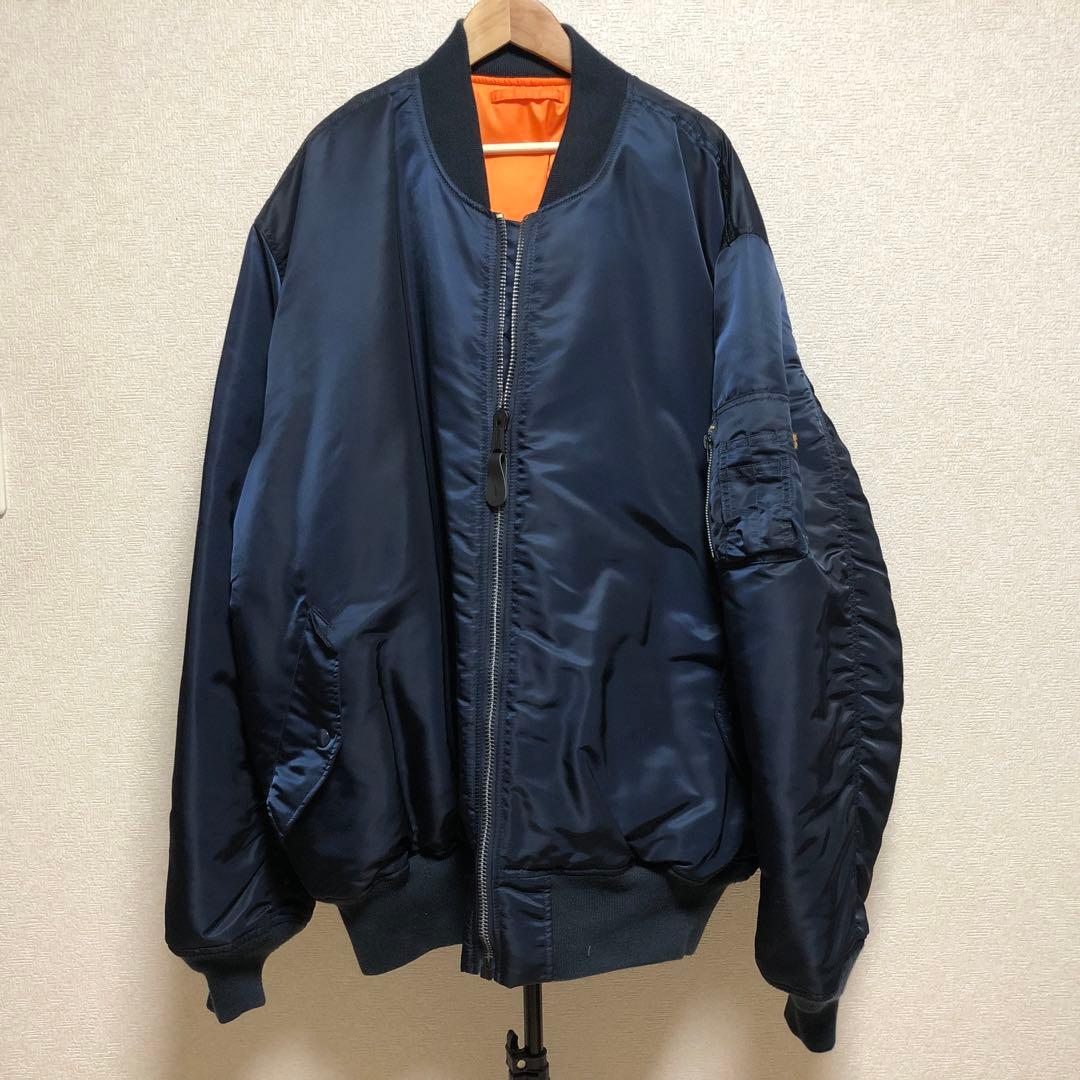 ALPHA JAPAN SPEC MA-1 5L ネイビー