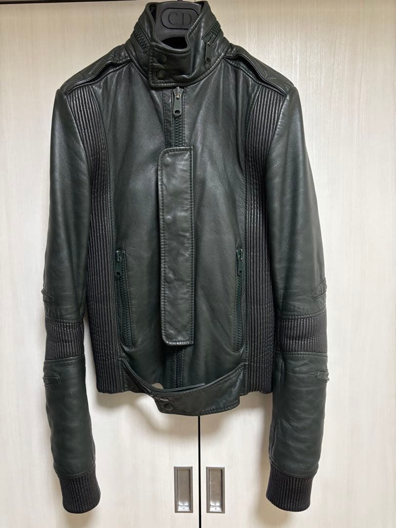 ショーサンプル05AWディオールオム Diorhomme レザージャケット