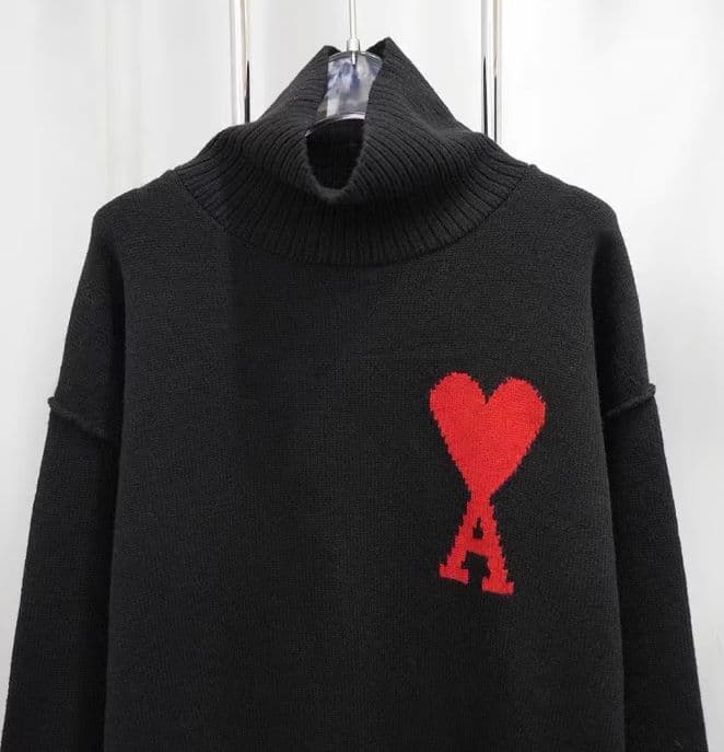 AMI PARIS ニット タートルネックセーターブラック M