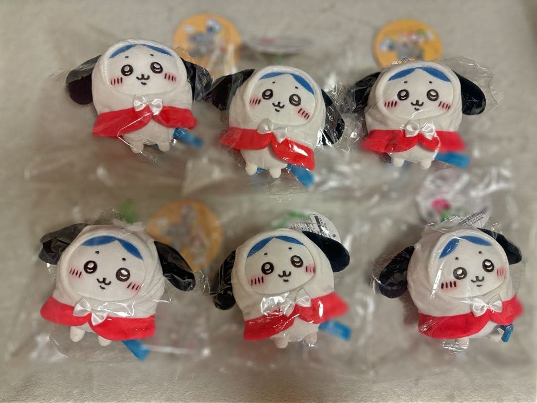 ちいかわ　サンリオ　ぷちミニマスコット ハチワレ　ポチャッコ　 6点セット