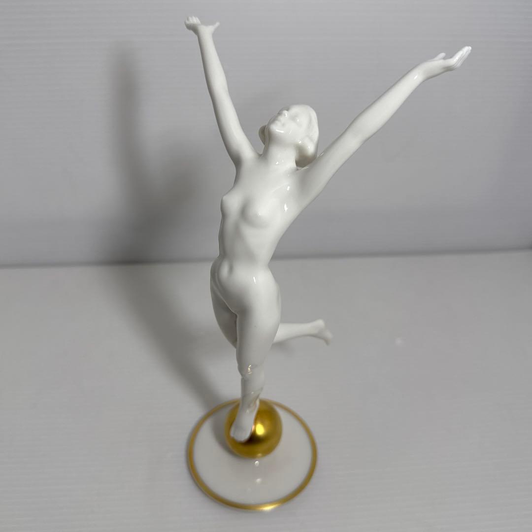 レア！フッチェンロイター フィギュリン バレリーナ 置物 陶器製