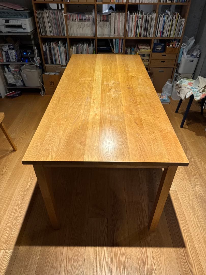 無印良品　オーク材 ダイニングテーブル 180cm