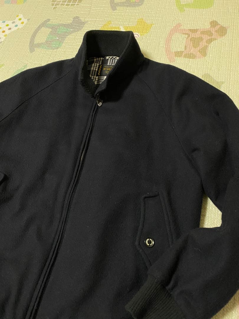 M'GREGOR マクレガー　ダークネイビー ウールハリントンジャケット