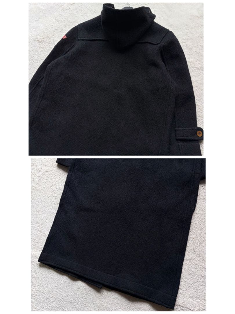 【極美品】ピンクハウス ダッフルコート ロング丈 ロゴワッペン トグル ブラック
