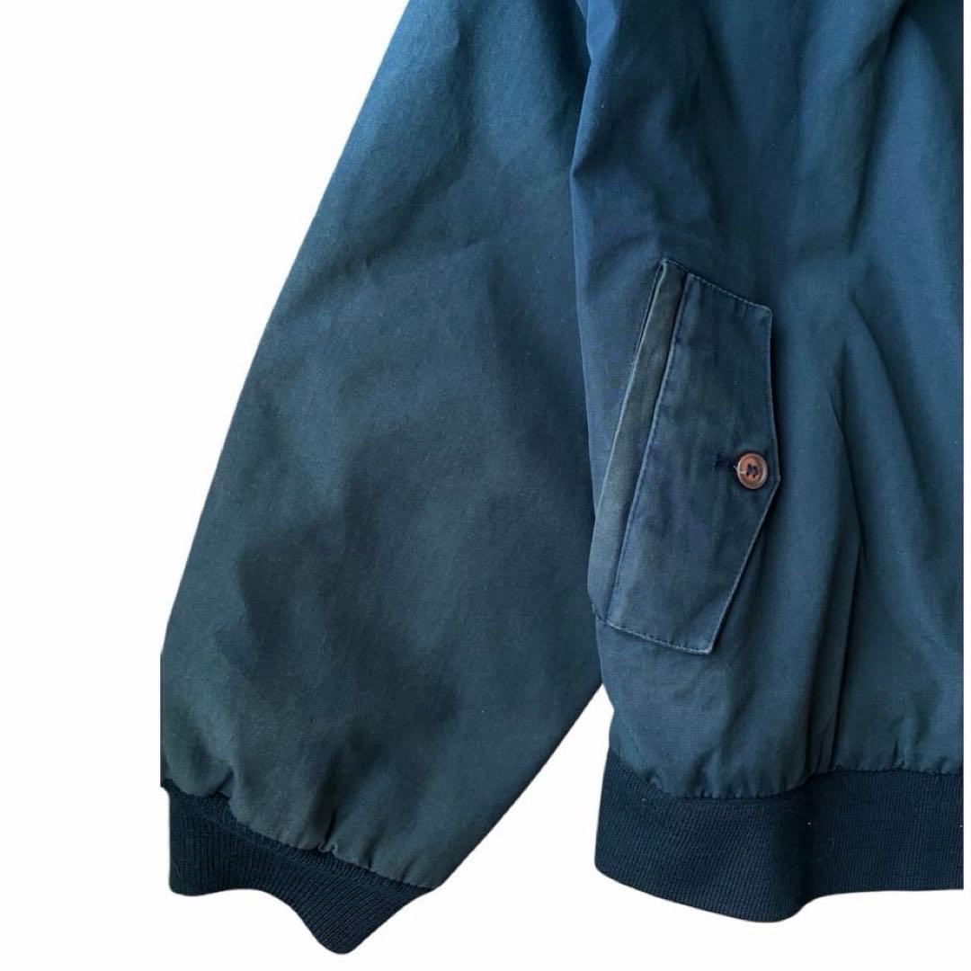 90s IZOD LACOSTE スウィングトップ ハリントンネイビー　チェック