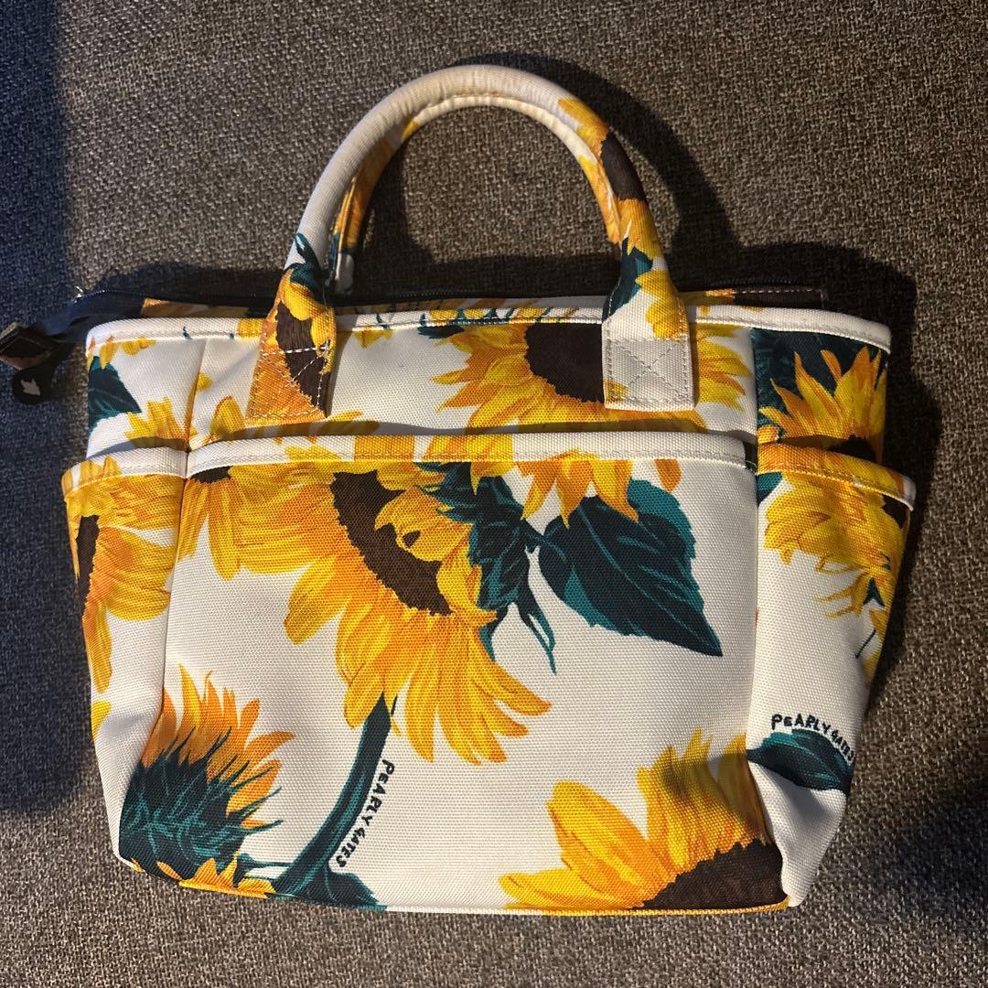 パーリーゲイツ　ゴルフカートバック　ひまわり柄