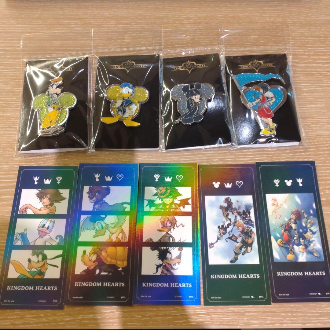 キングダムハーツ ロフト ピンズ 4種類セット　ノベルティ