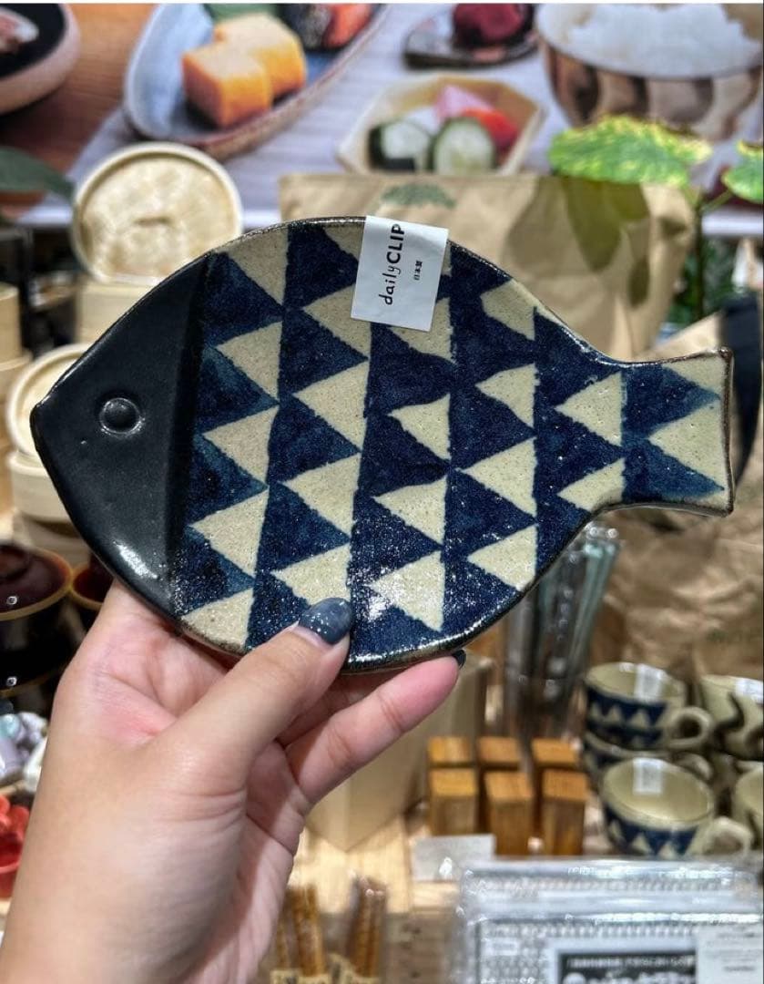 スタジオクリップ 路山窯さかなプレートM 路山窯さかなプレートS