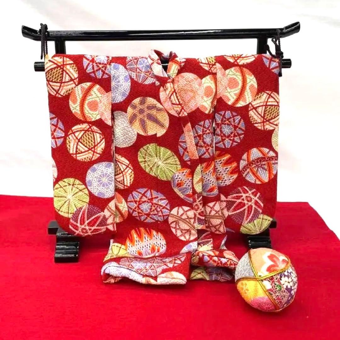 桃の節句　ひな祭り用 和風飾り 着物　まり付