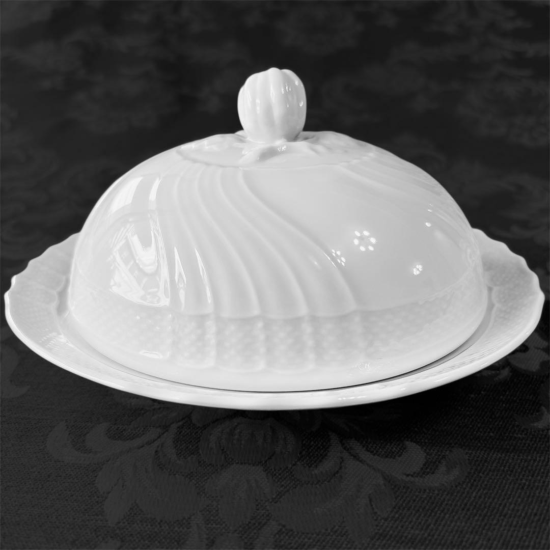 希少品❤️未使用❤️ジノリ❤️カバードマフィンディッシュ❤️ベッキオホワイト