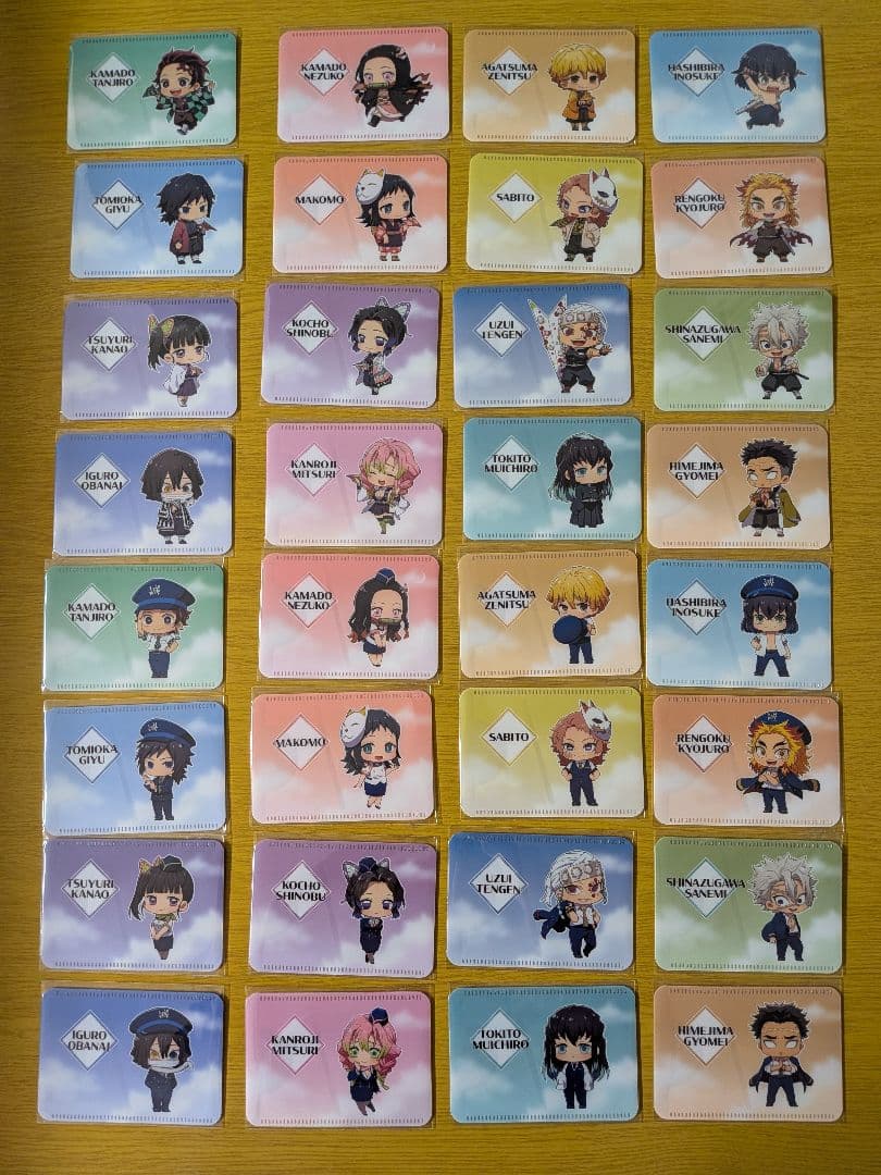 貴重　鬼滅の刃　成田アニメデッキ　特典パスケース　全32枚　フルコンプリート