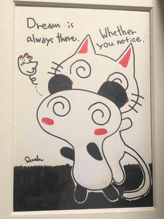 サラ直筆イラスト　サイン入り