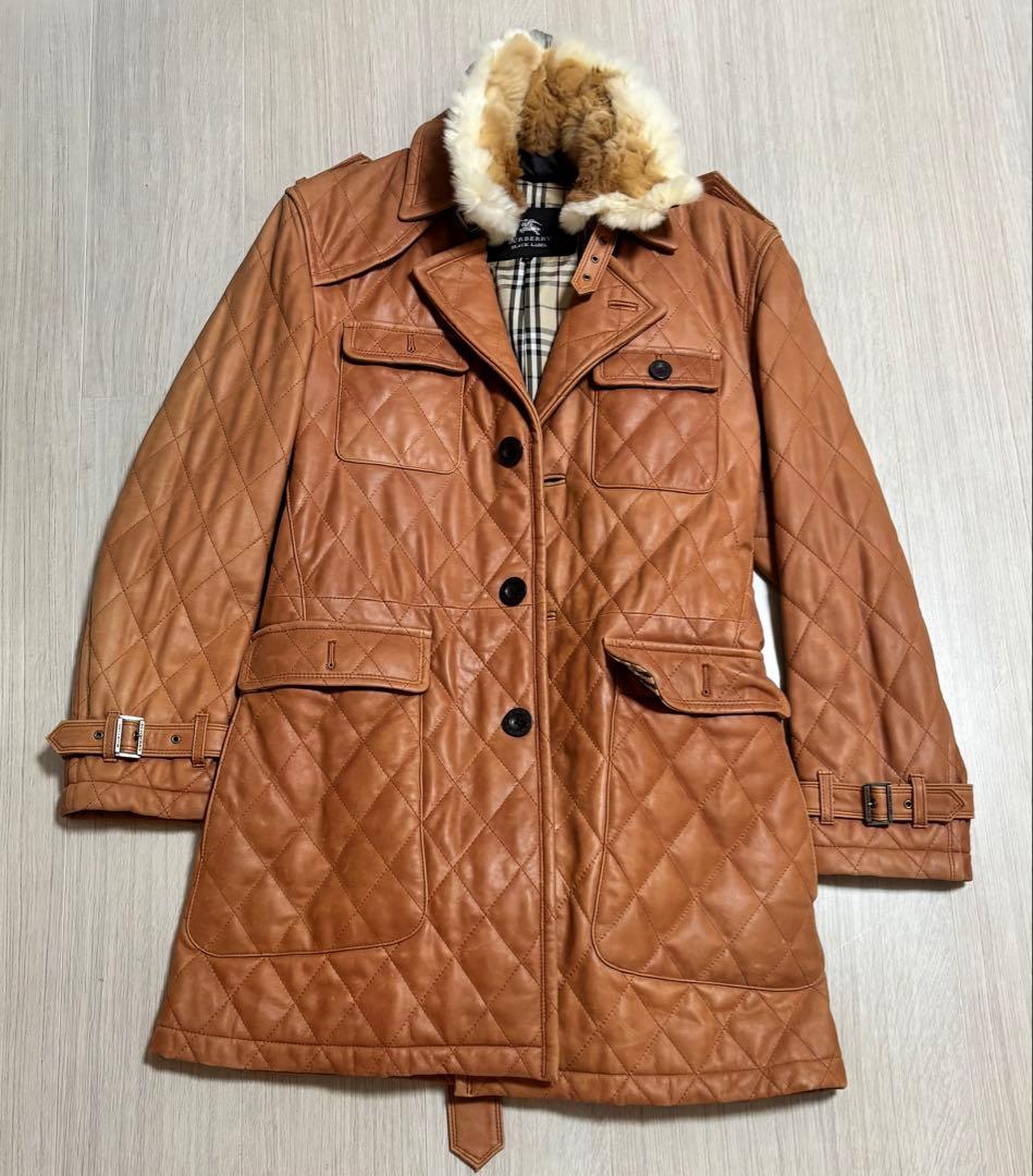 【美品】バーバリーブラックレーベル　トレンチコート