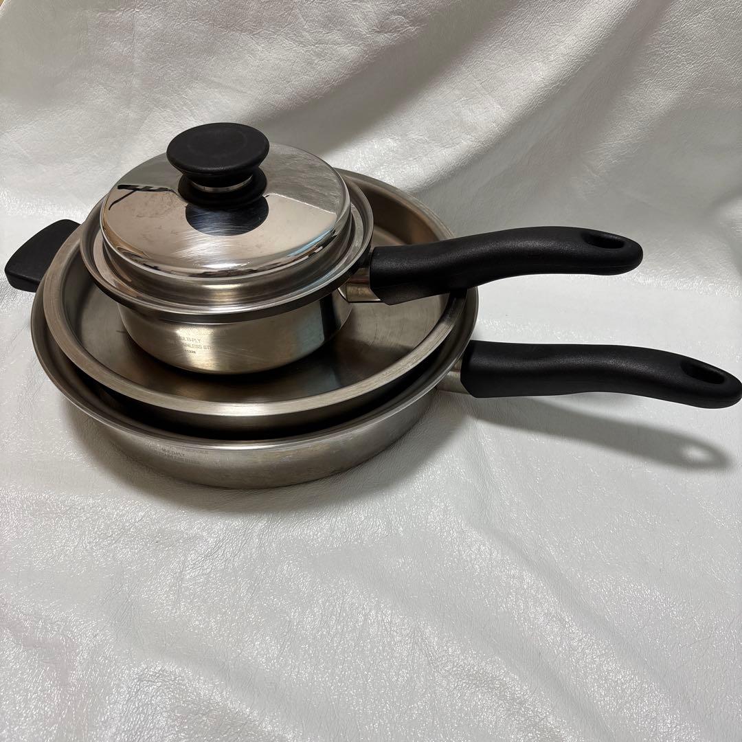 Amway 小ソースパン　大フライパン　セット売り　アムウェイ　片手鍋