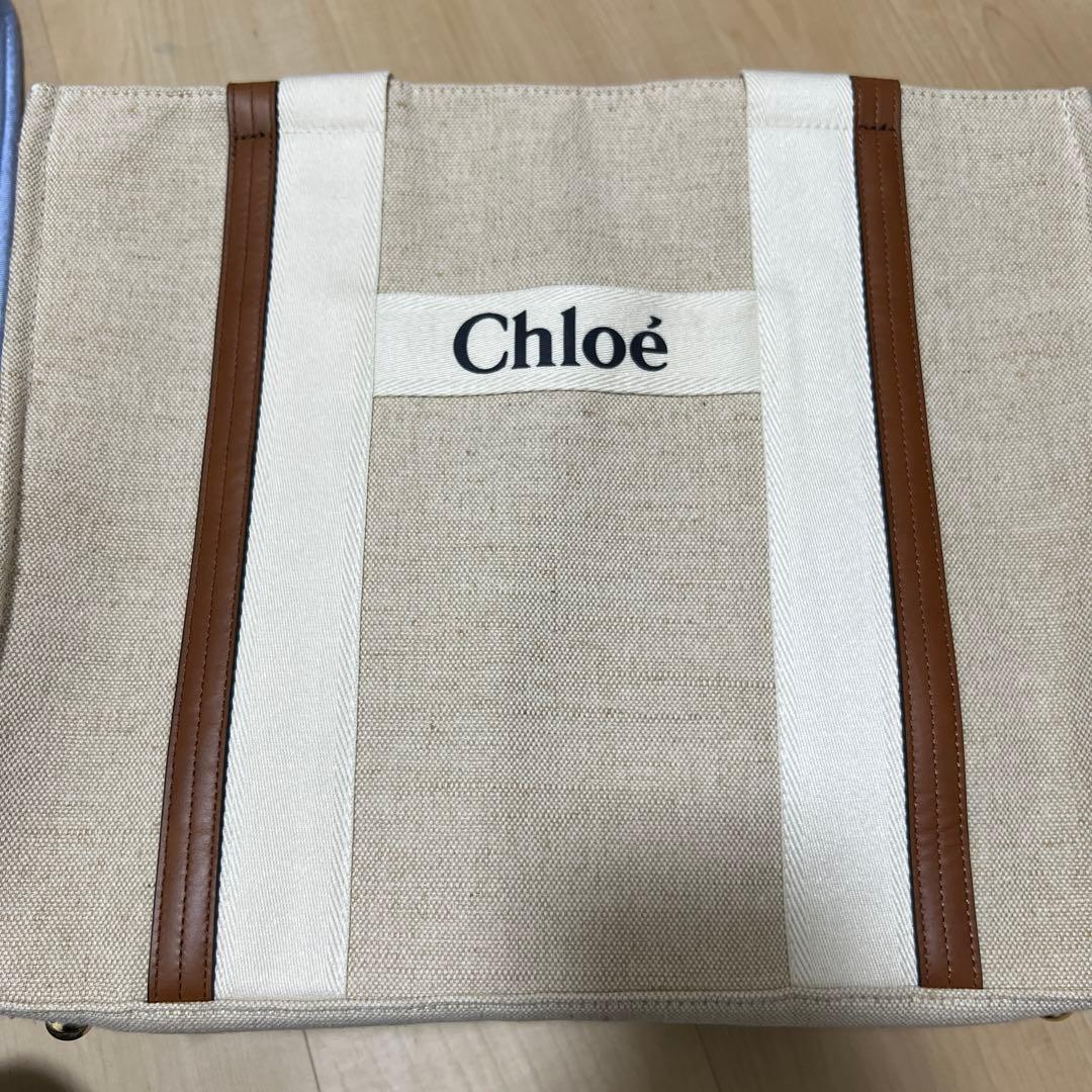 新品未使用Chloé マザーズバッグ ベージュ キャンバス