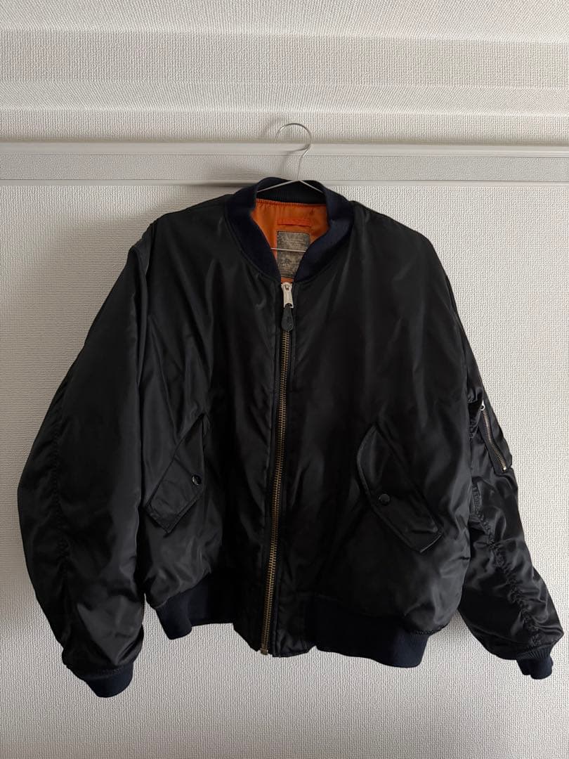 90s MA-1 フライトジャケット 黒