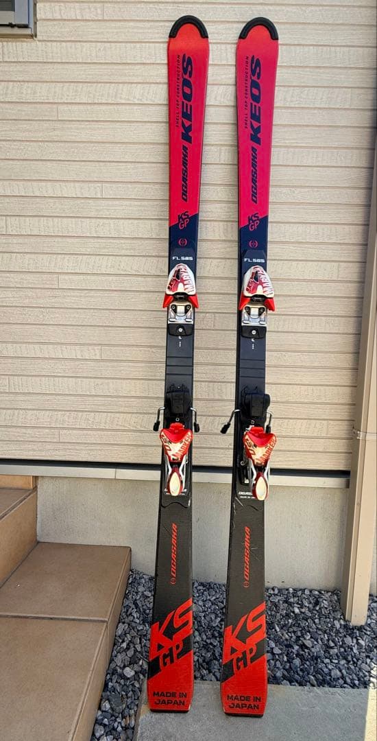 オガサカ　2019-2020 KEO'S KS-GP （赤）スキー板