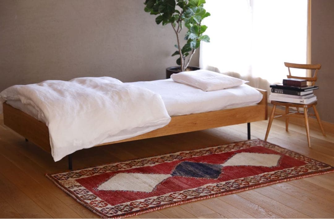 【天然素材！】ISHITAYA タモナチュラルベッドフレーム ディックタイプ