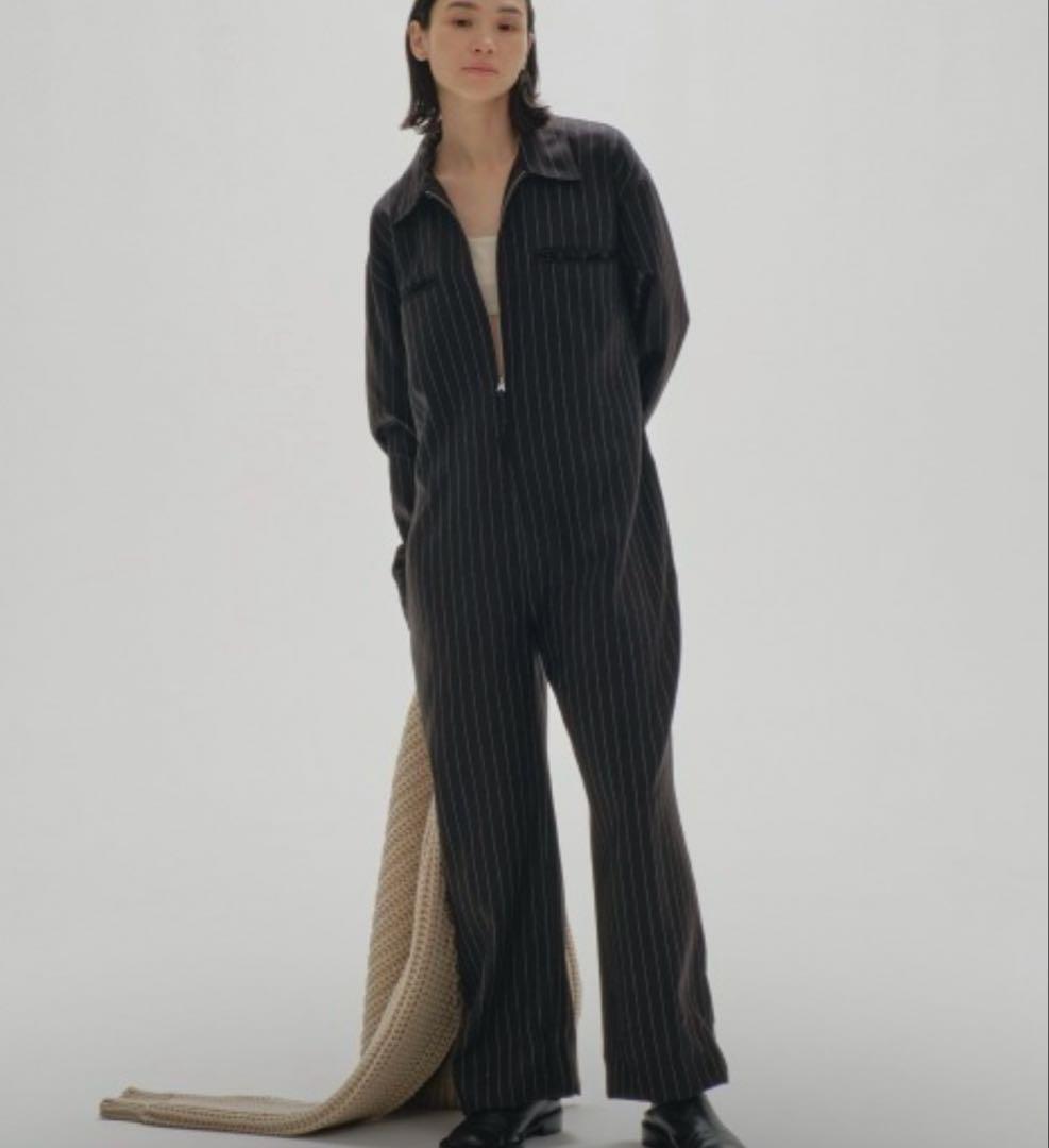 todayful ストライプジップコンビネゾン　38