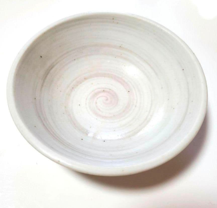 有田焼 藍色 お魚柄 ご飯お茶碗 おまけ付き 京窯 小皿 箸置き ⑦